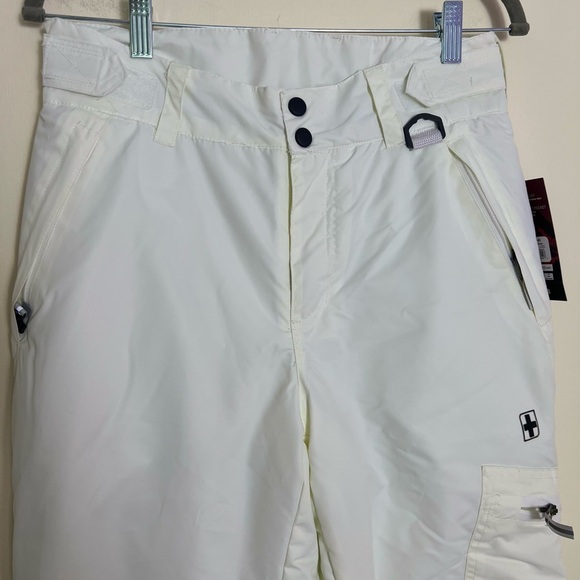 Swiss Tech Womens Ski Snowboard Pants Ivory Small Insulated Outdoor Winter Warm - Picture 5 of 16
